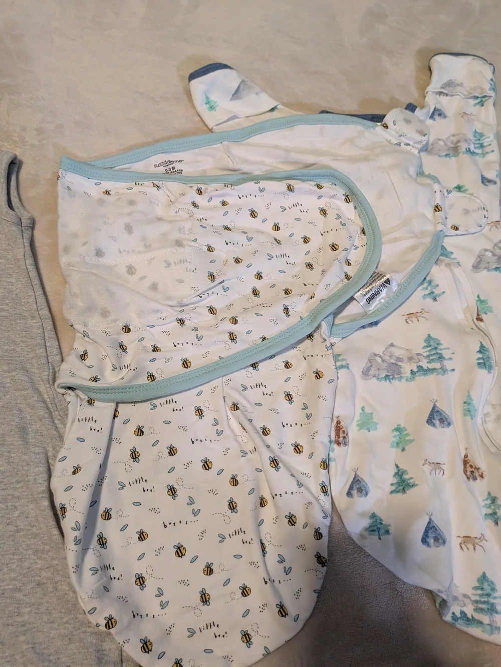SwaddleMe Baby Sleep Sack Size 0-3 Months Lot Of 4 Infant Swaddle Sleepers